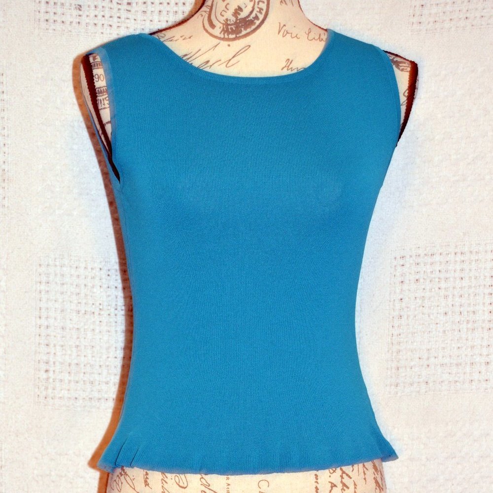 Joseph A. Small Blue Sleeveless Top